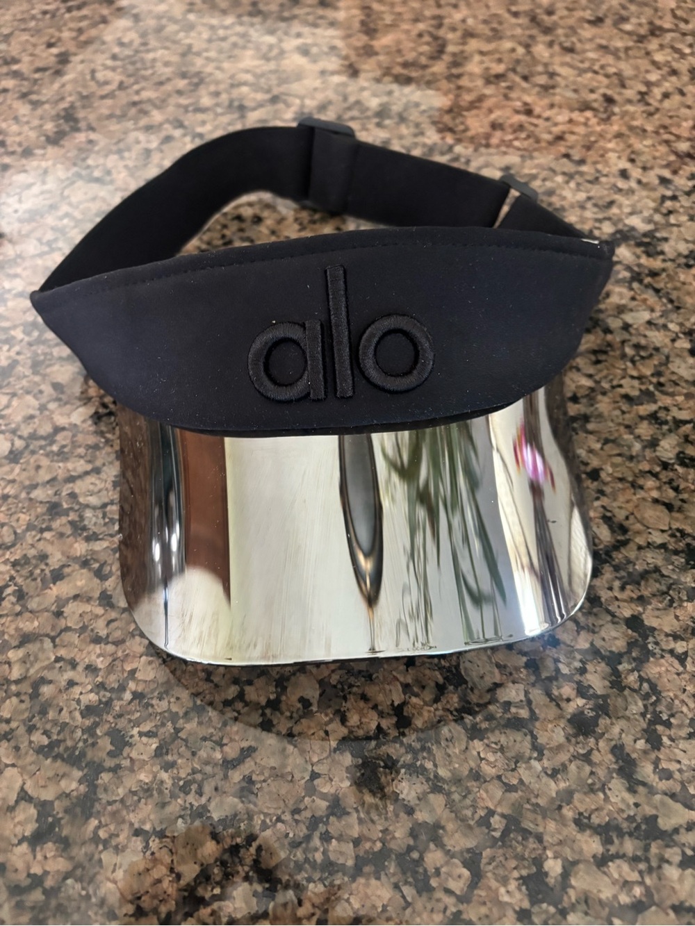 ALO Yoga Black Adjustable Visor